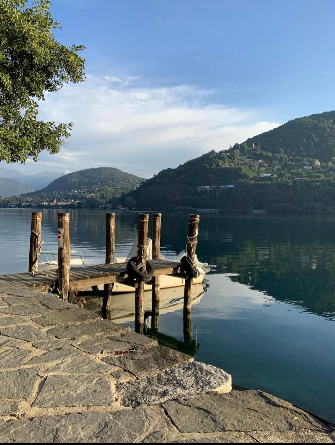 Villa Giardino Con Pontile Sul Lago D'Orta In Riva ออร์ตาซันจูลิโอ ภายนอก รูปภาพ